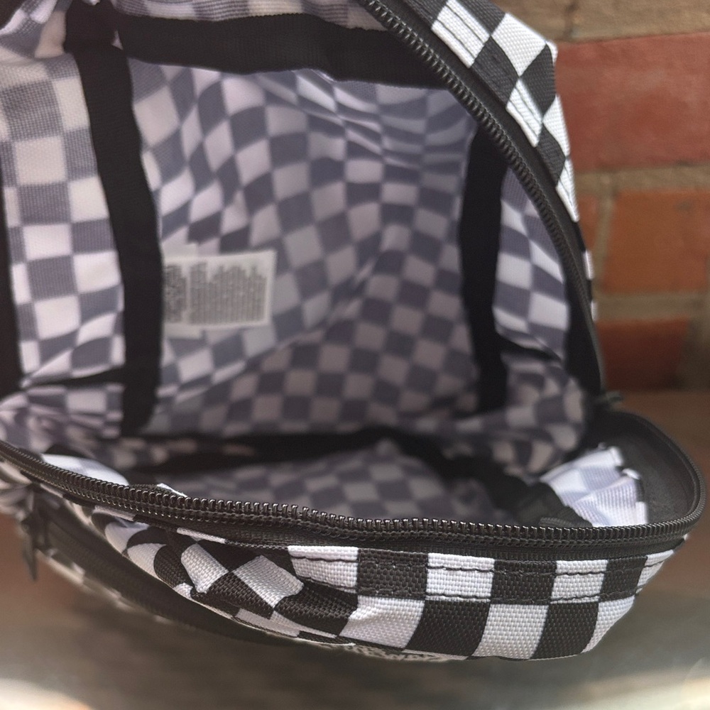 Vans Checkered Black and White Mini Backpack - Picture 3 of 3